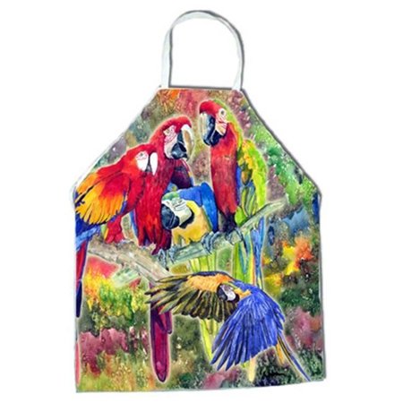 CAROLINES TREASURES Carolines Treasures 8600APRON Parrot Parrot Head Apron - 27 x 31 in. 8600APRON